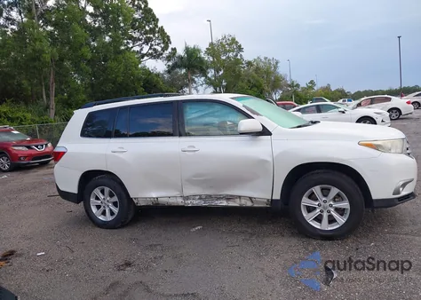 2012 Toyota Highlander Se V6 from USA, damaged, VIN 5TDZK3EH2CS080663